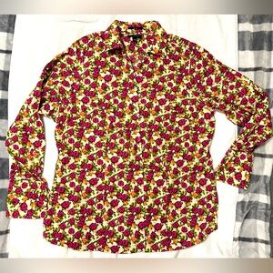 Lands’ End women’s 20W long sleeve button down